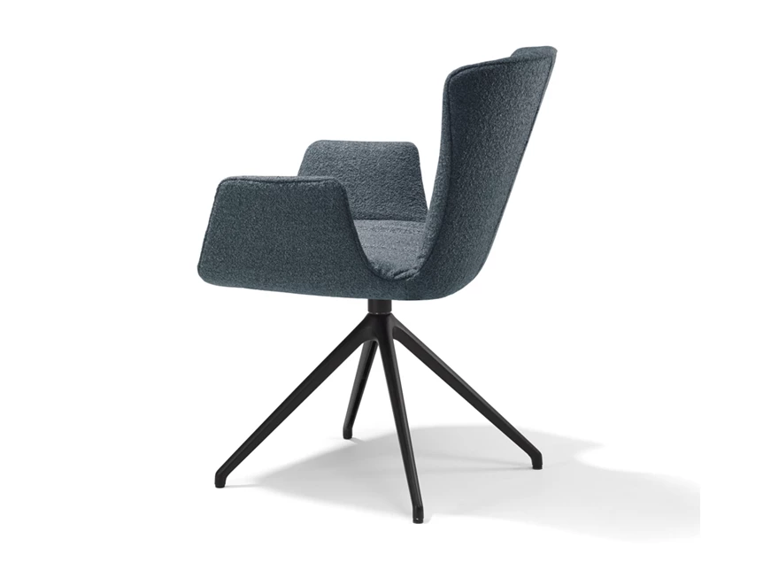 Armstoel Dexter hoge stervoet 2059.2-I stof Draenert