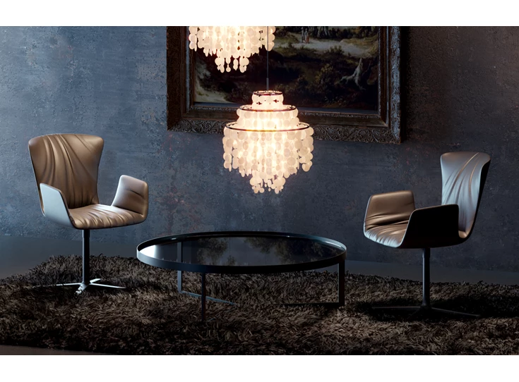 Sfeerfoto Armstoel Dexter lage stervoet 2059.1-I Draenert