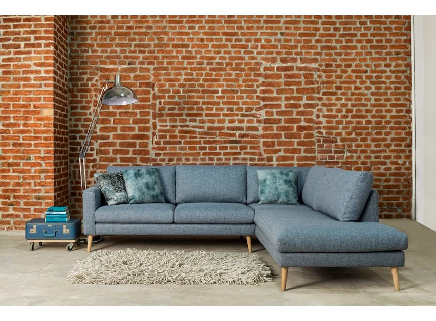 Victor kauno baldai trendline landelijk salon stof hoeksalon