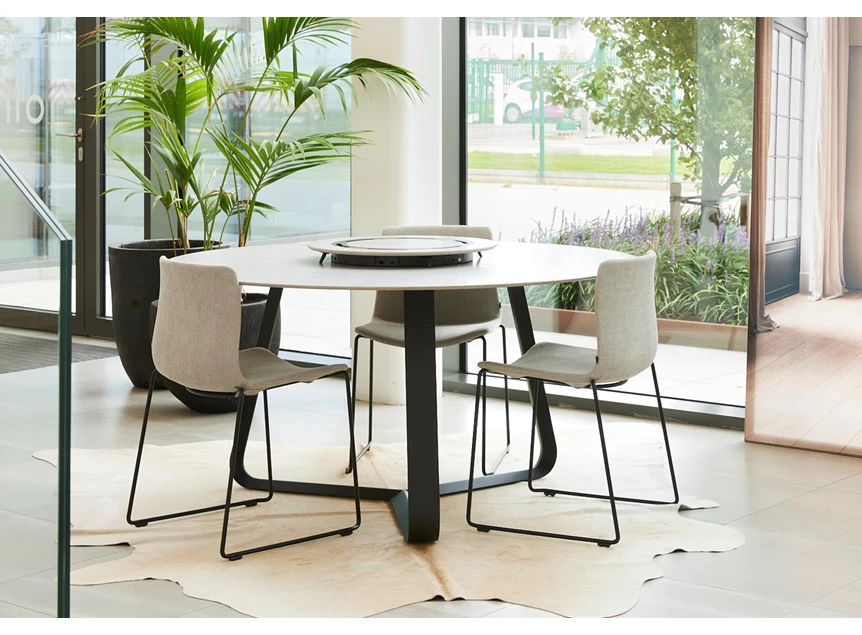 Sfeerfoto Tafel Curve Round keramiek Joli