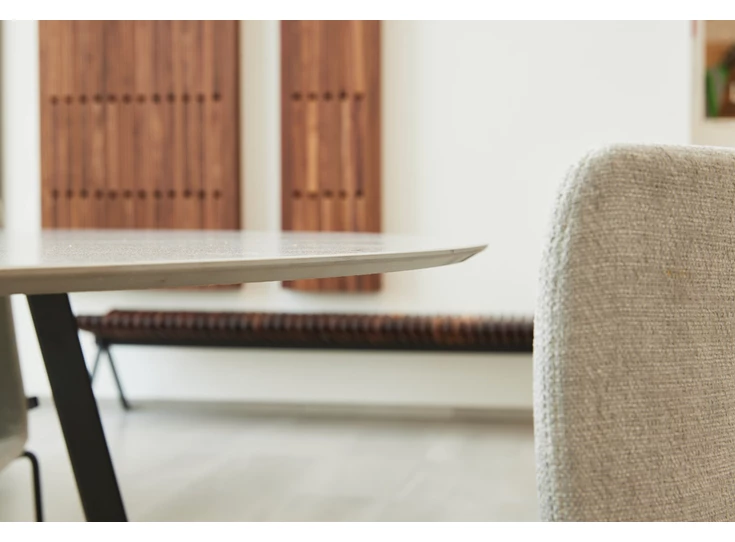 Blad Tafel Curve Round keramiek Joli