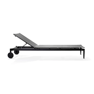 Lounger outdoor tuinset ligzetel Marguerite zwart Joli