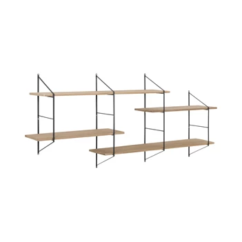 18042 Actona belfast wandrek 4 planken natuur schuin