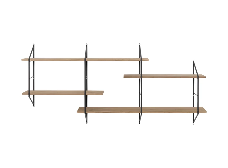 18042 Actona belfast wandrek 4 planken natuur recht