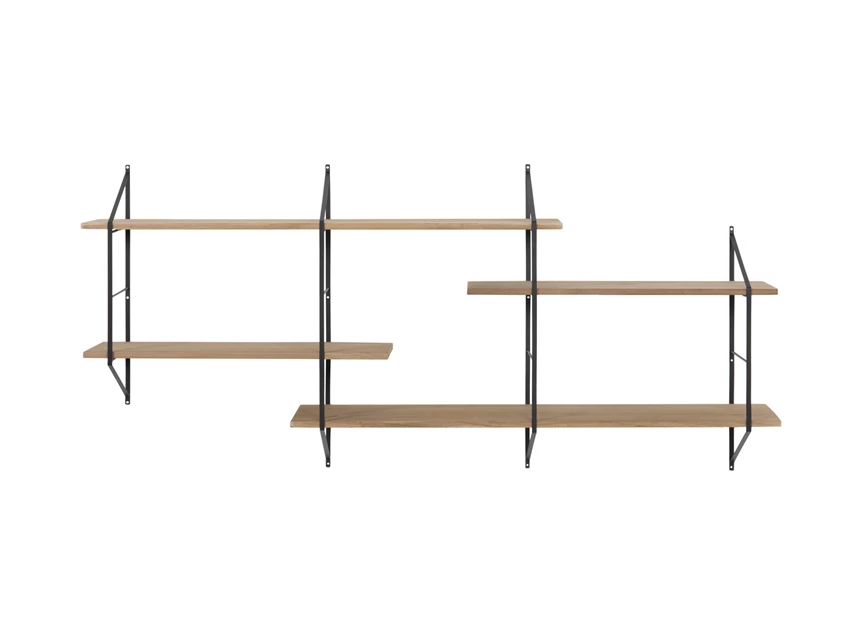 18042 Actona belfast wandrek 4 planken natuur recht