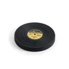 Coasters LP vinyl silicone glas onderleggers onderzetters balvi B25416 bergers set/4