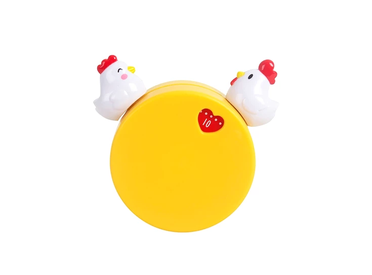 Love story magnetic timer b25948 kippen keukenwekker balvi rond geel magneet bergers