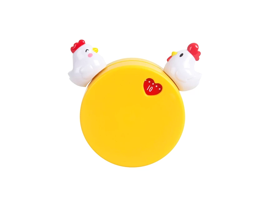 Love story magnetic timer b25948 kippen keukenwekker balvi rond geel magneet bergers