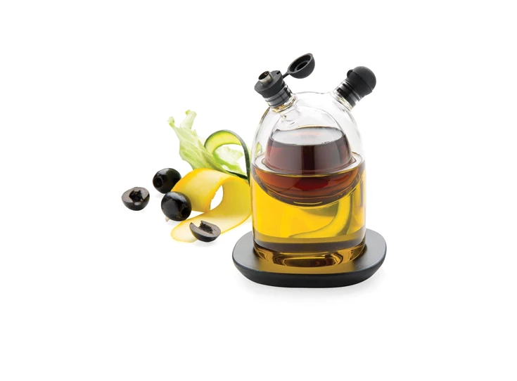 Orbit 2.0 oil and vinegar set olie en azijnset glas mondgeblazen xd design bergers xd262360