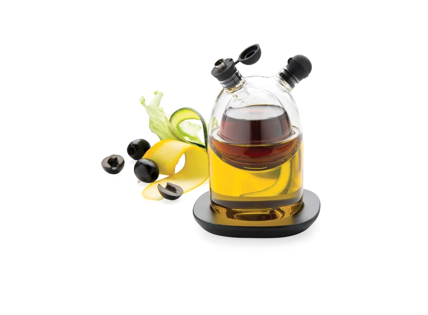 Orbit 2.0 oil and vinegar set olie en azijnset glas mondgeblazen xd design bergers xd262360