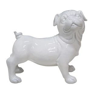 10370 Happy House Spaarpot Hond Wit