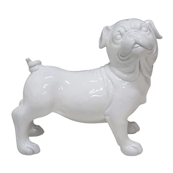 10370 Happy House Spaarpot Hond Wit