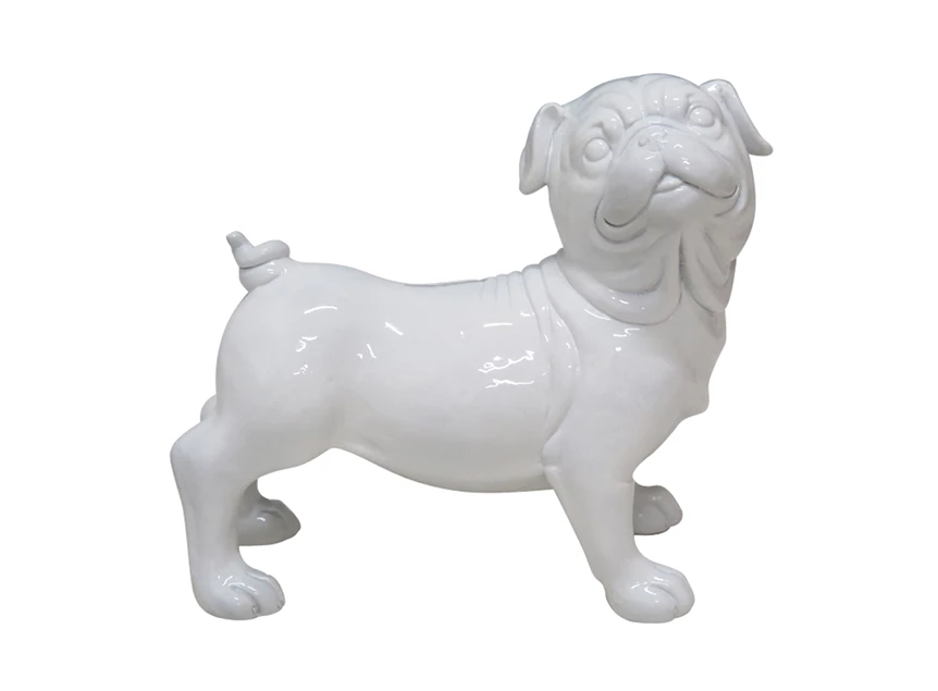 10370 Happy House Spaarpot Hond Wit