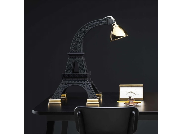 Donker Tafellamp Paris M Black 33001BL Qeeboo