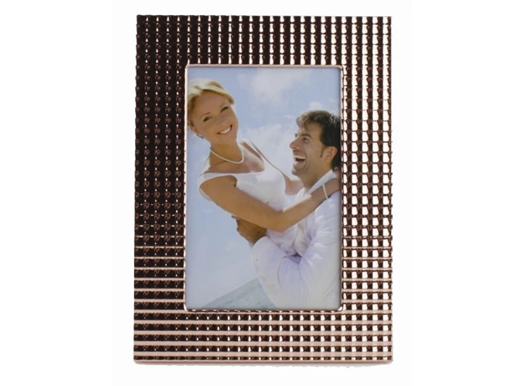500106 Fotokader Raster 10x15cm Blinkend koperkleur