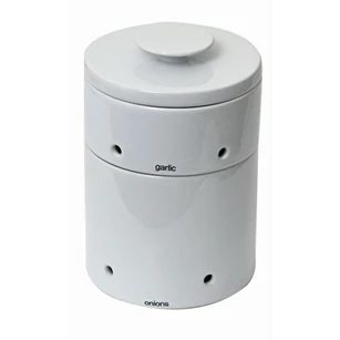 Soho voorraadpot garlic & onion salt & pepper look ajuinen porselein aerts