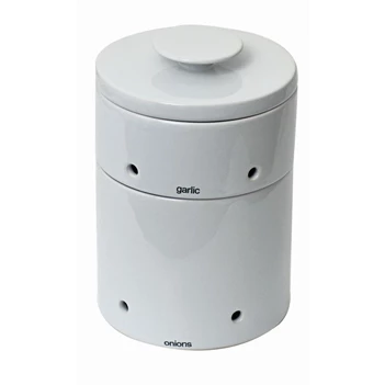 Soho voorraadpot garlic & onion salt & pepper look ajuinen porselein aerts