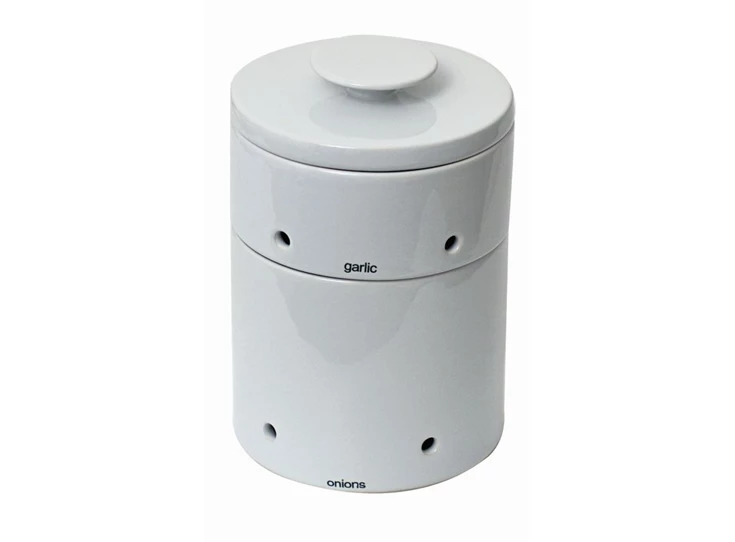 Soho voorraadpot garlic & onion salt & pepper look ajuinen porselein aerts