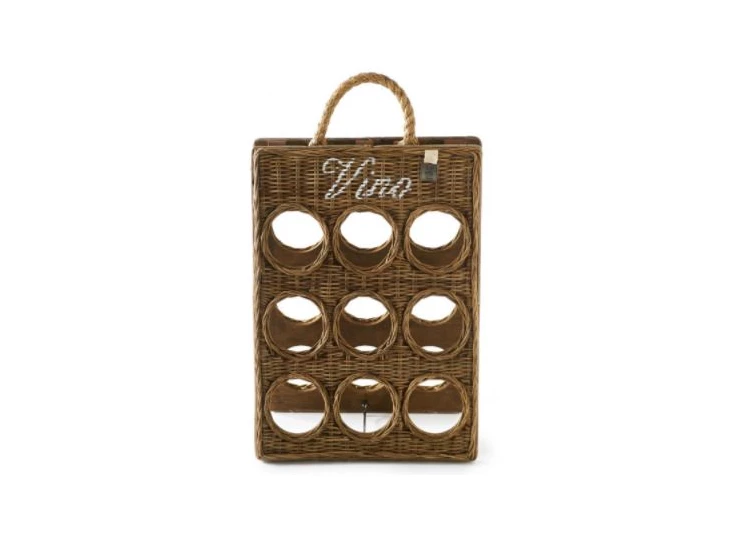 323760 rustic rattan vino bottle board wijnrek Rivièra Maison RM