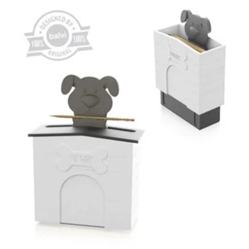 Woof toothpick holder hondje tandenstoker houder plastic keuken accessoire