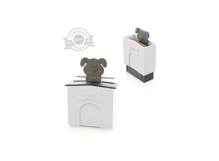 Woof toothpick holder hondje tandenstoker houder plastic keuken accessoire