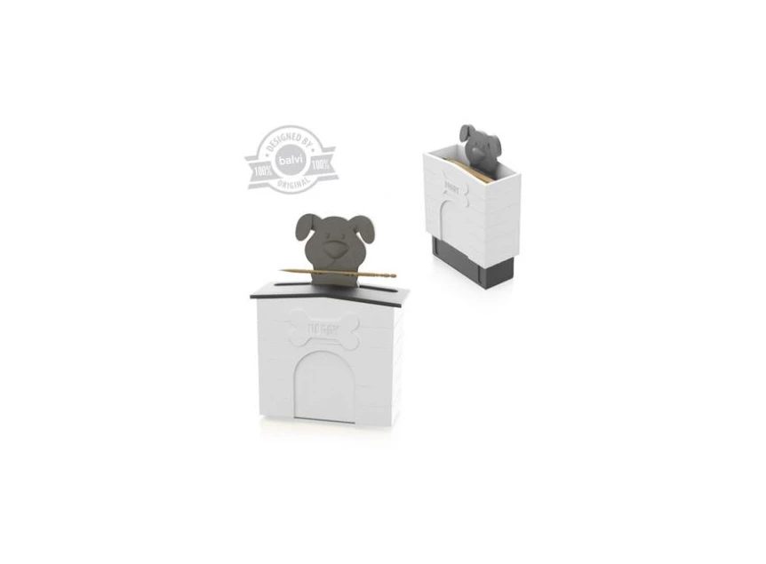 Woof toothpick holder hondje tandenstoker houder plastic keuken accessoire