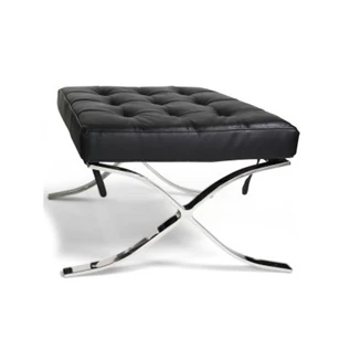 voetenbank, poef, zetel, zwart, pu, kunstleder, berlin, kopen, design, interieur,