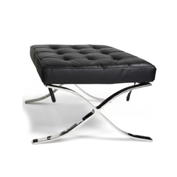 voetenbank, poef, zetel, zwart, pu, kunstleder, berlin, kopen, design, interieur,