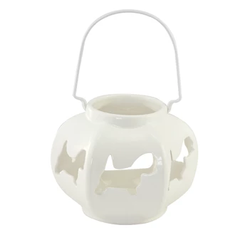 10822 Happy House Lantaarn Zeshoekig Wit