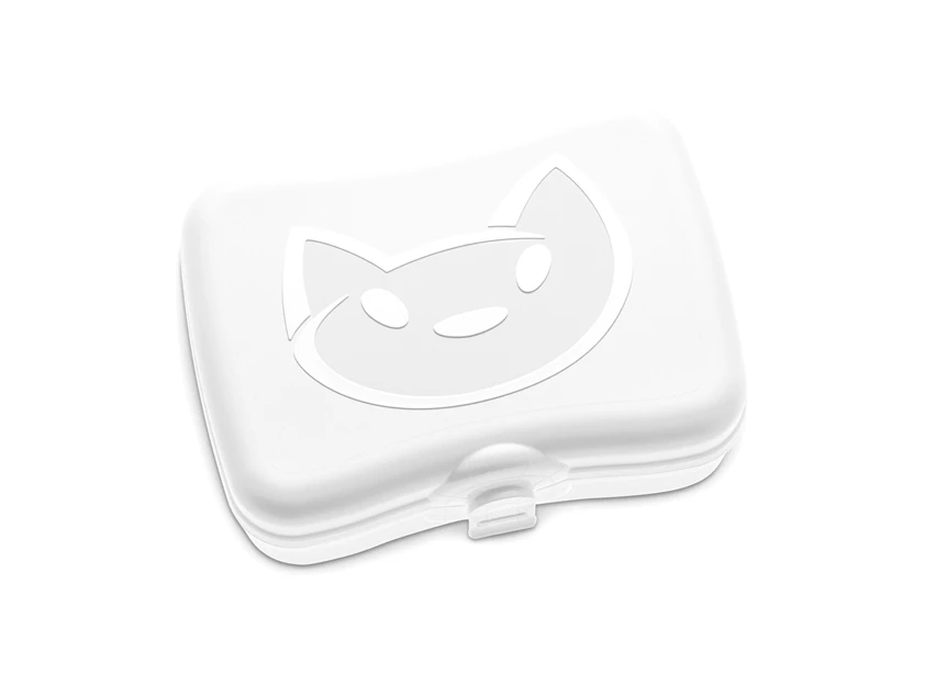 miaou lunch box cotton white brooddoos 3086525