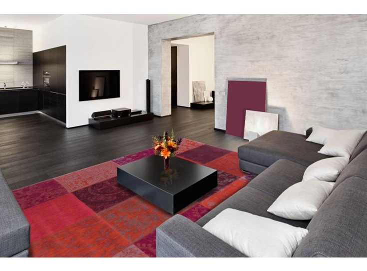 De Poortere Tapijt New Vintage Multi Spicy 280x200cm Rood Sfeer in interieur