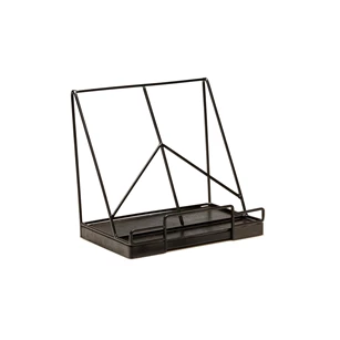 Vogue kookboekhouder tablet kookboek stand salt and pepper metaal hout SP45129