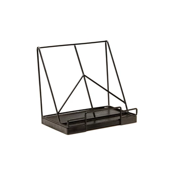 Vogue kookboekhouder tablet kookboek stand salt and pepper metaal hout SP45129