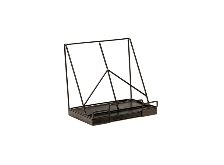 Vogue kookboekhouder tablet kookboek stand salt and pepper metaal hout SP45129