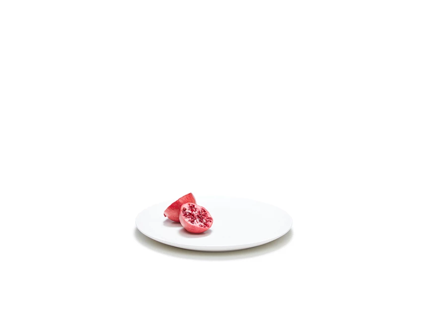 Bistro rechthoekig servies SP44250 rond bord salt and pepper wit porselein