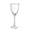 75219 wijnglas gouden rand