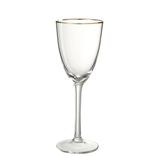 75219 wijnglas gouden rand