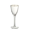 75218 wijnglas gouden rand