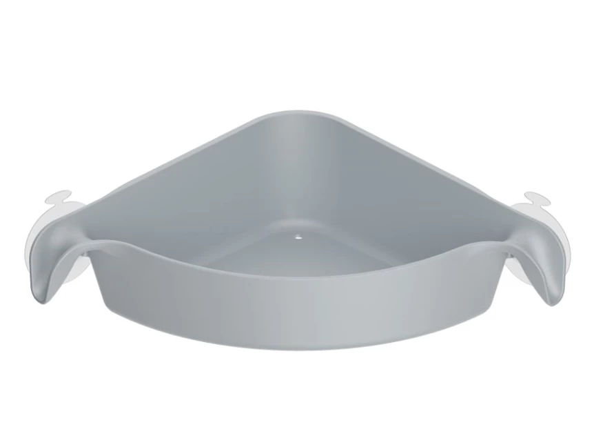 5242632 Koziol boks cool grey corner organizer douchemandje