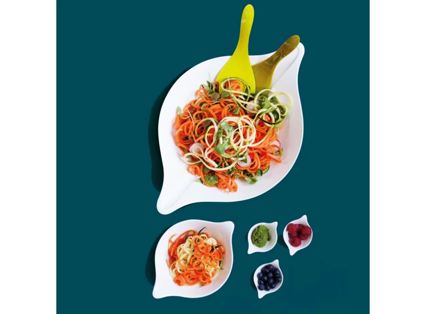 365525 kom Leaf XS cotton white wit sfeer