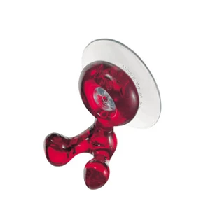 5825536 koziol tandenborstelhouder Tommy transparant rood
