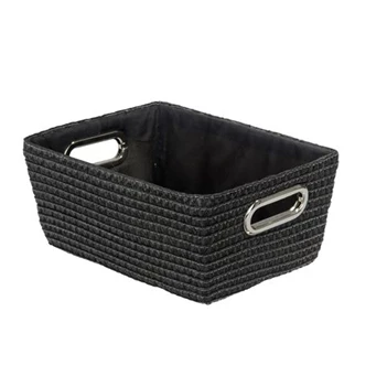 20375100 wenko opbergmandje Chromo zwart