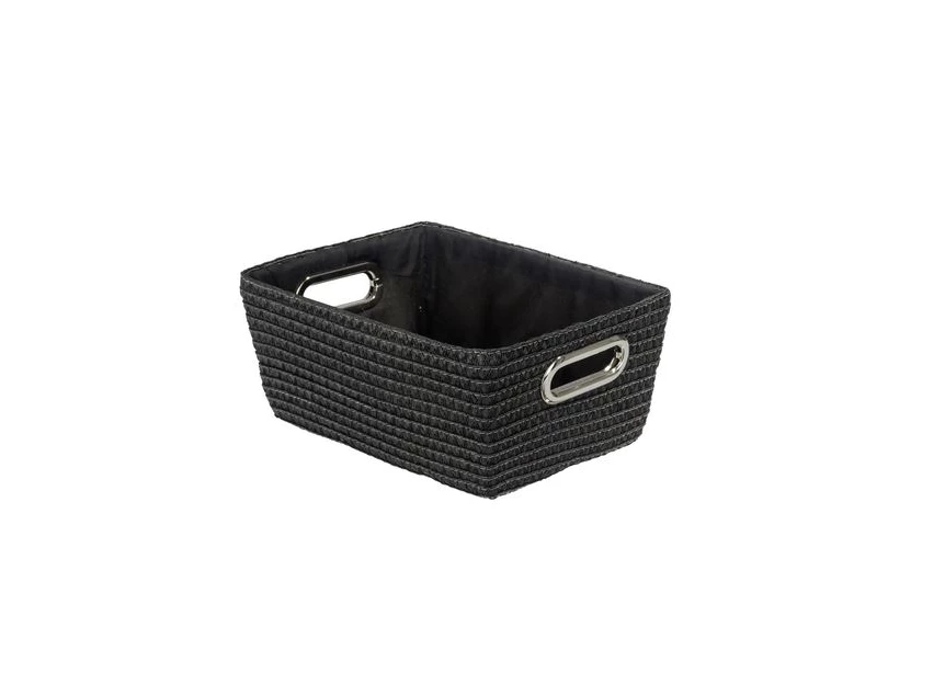 20375100 wenko opbergmandje Chromo zwart