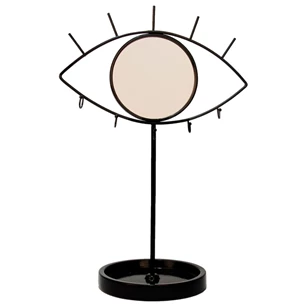 H121347 eye mirror jewelry pot spiegel zwart bergers
