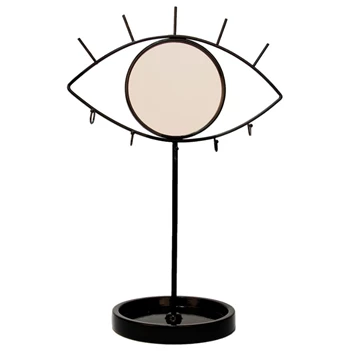 H121347 eye mirror jewelry pot spiegel zwart bergers