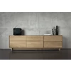 Sfeerfoto Oak Wave Tv Cupboard 51453 tv kast laden klapdeur massief eik hout Ethnicraft