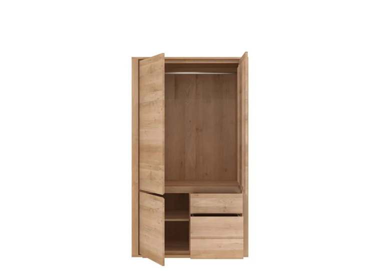 Open Oak Shadow Dresser 51185 ledingkast slaapkamer laden massief eik hout Ethnicraft