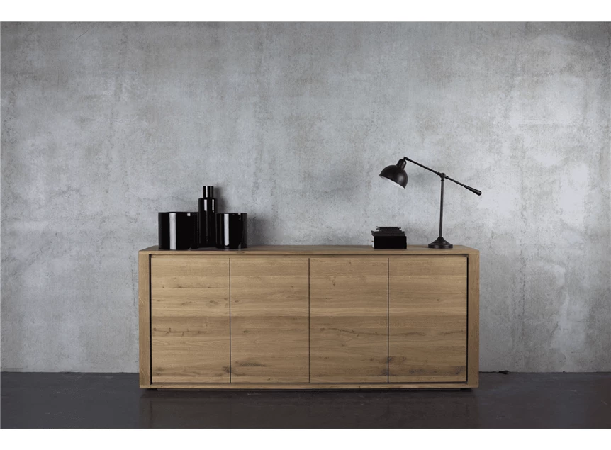 Front Oak Shadow Sideboard 51372 dressoir massief eik hout Ethnicraft