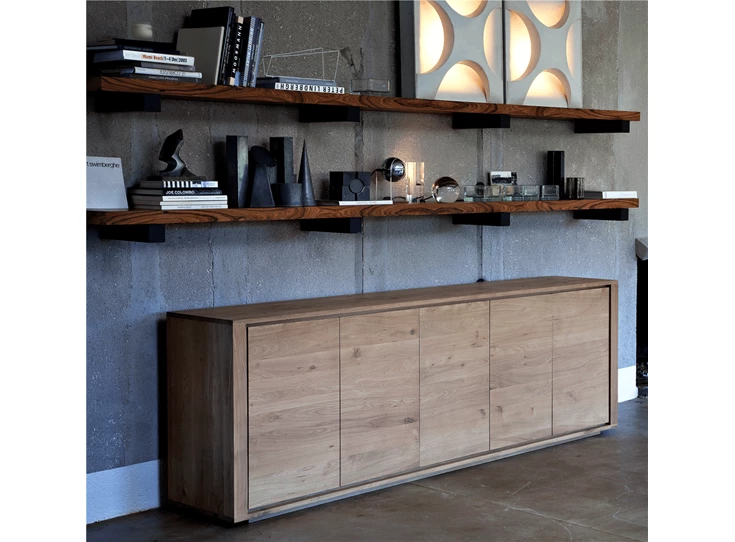 Zijkant Oak Shadow Sideboard 51373 dressoir massief eik hout Ethnicraft