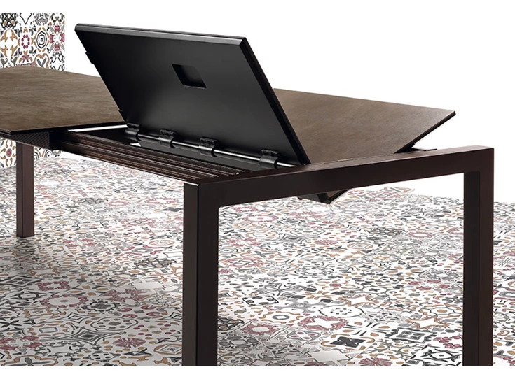 Julia eettafel keramiek roestvrij staal woonkamer spaans design verlengbaar verlengtafel mobliberica